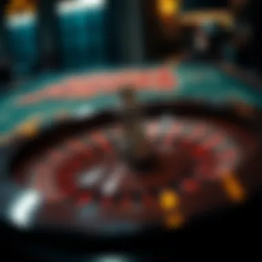 A strategic overview of betting options available on a European roulette table.