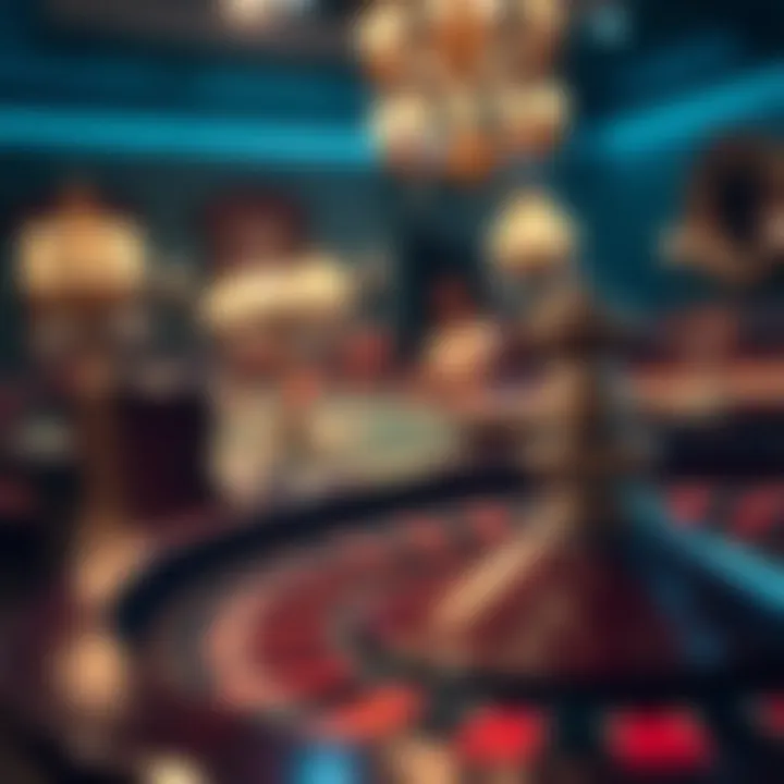 A historical depiction of roulette's cultural significance in Europe.