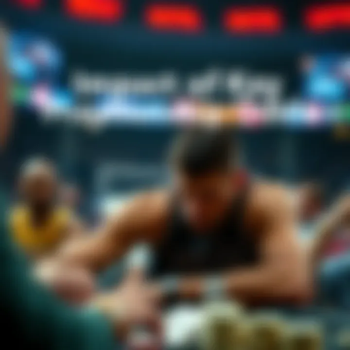 Visual representation of key player trades