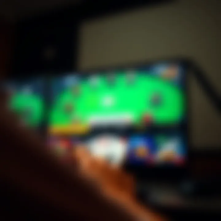 Diverse Online Poker Platforms Screenshot of an online poker platform showcasing various games