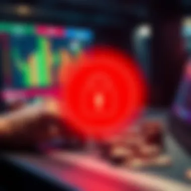 An illustration of a secure online transaction symbolizing safety measures in online gaming.