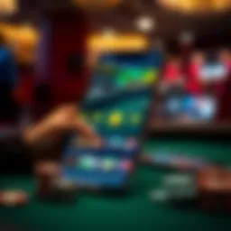 User interface of the Bet Star app highlighting its sleek design