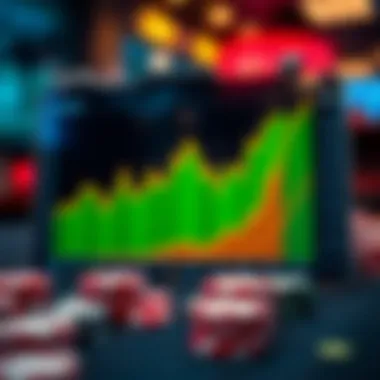 A graph showcasing betting trends and analysis techniques