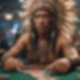 A vibrant depiction of California's diverse tribal heritage