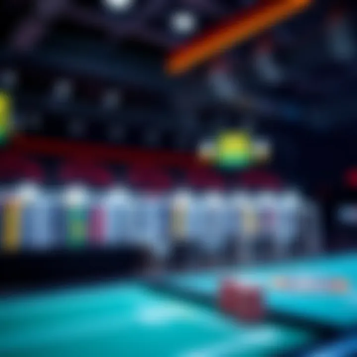 Conceptual illustration of a sportsbook platform