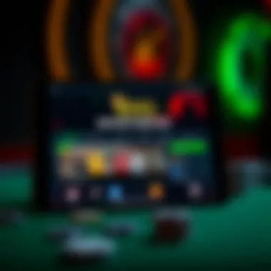 Homepage Interface of DraftKings Sportsbook iPad App DraftKings Sportsbook iPad app interface showcasing the homepage