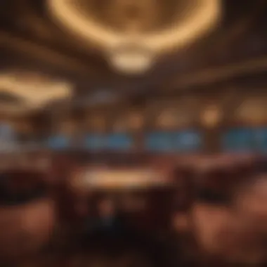 Elegant dining space within a casino