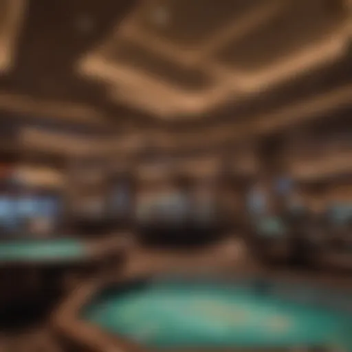 Panoramic view of the Borgata Sportsbook