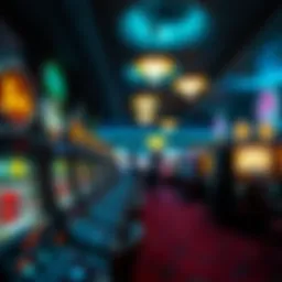 Intriguing casino layout showcasing enticing slot machines