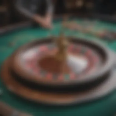 Crown roulette table showcasing unique design and layout