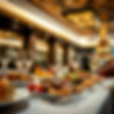 Gourmet dishes showcasing Parisian culinary art