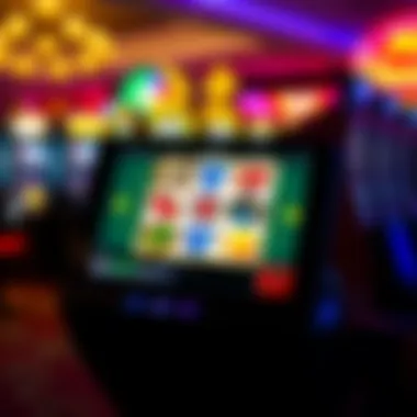 Key Features of Casino Slot Game Apps An overview of various casino app features on a digital screen