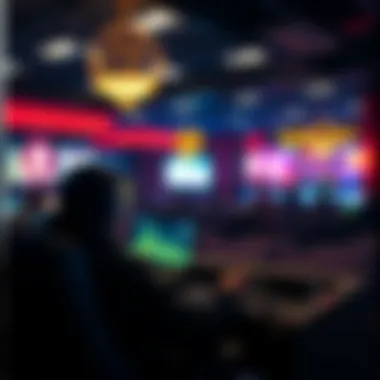 Gaming Behavior Analytics A digital illustration of user analytics related to gaming behavior