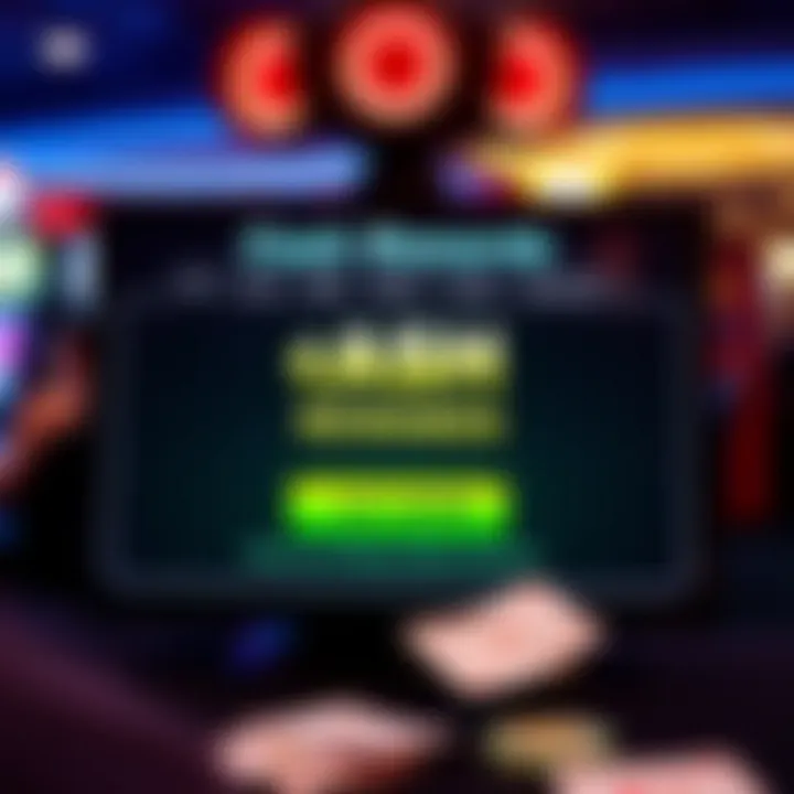 User interface showcasing cash rewards