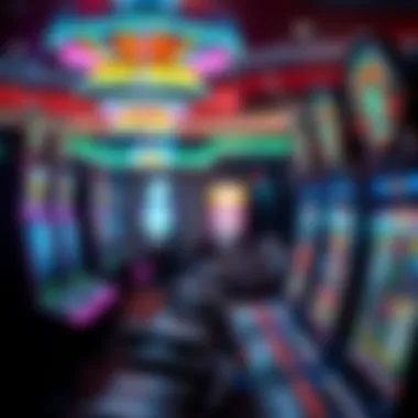 A vibrant gaming atmosphere showcasing excitement