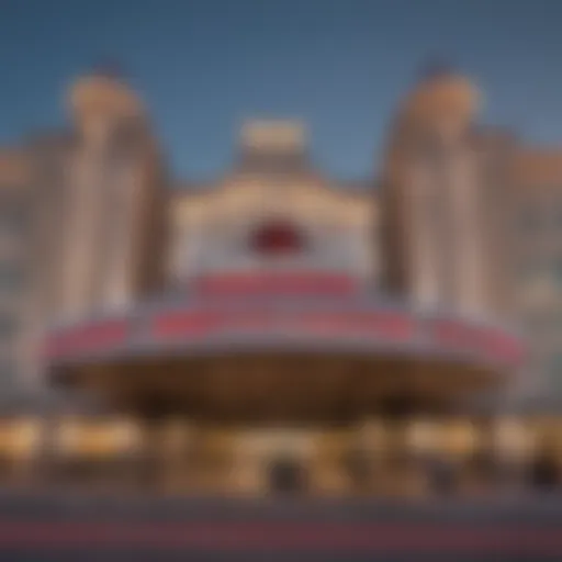 Exterior view of Hollywood Casino Michigan showcasing its architecture