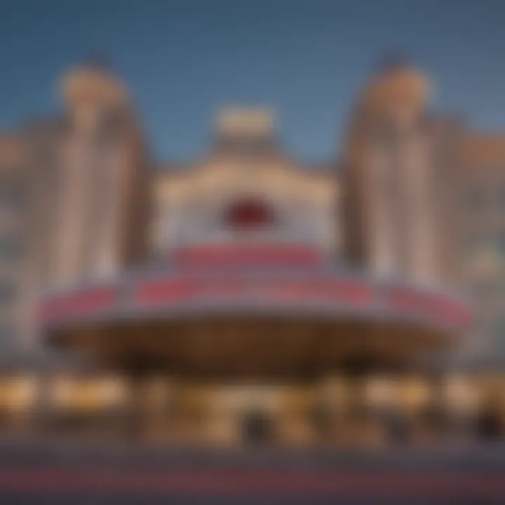 Exterior view of Hollywood Casino Michigan showcasing its architecture