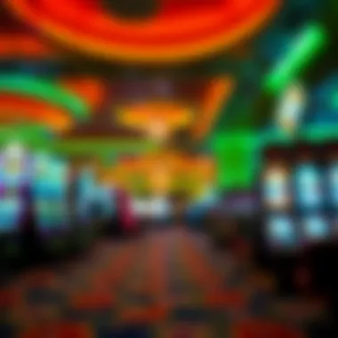 Inside view of a gaming floor at a Texas casino