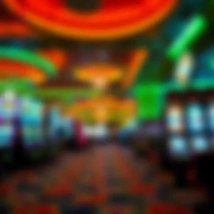 Inside view of a gaming floor at a Texas casino