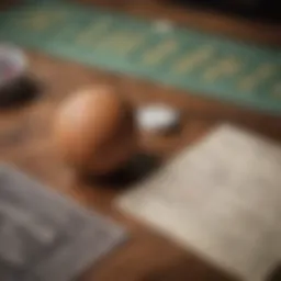 A close-up of a sports betting ticket on a wooden table