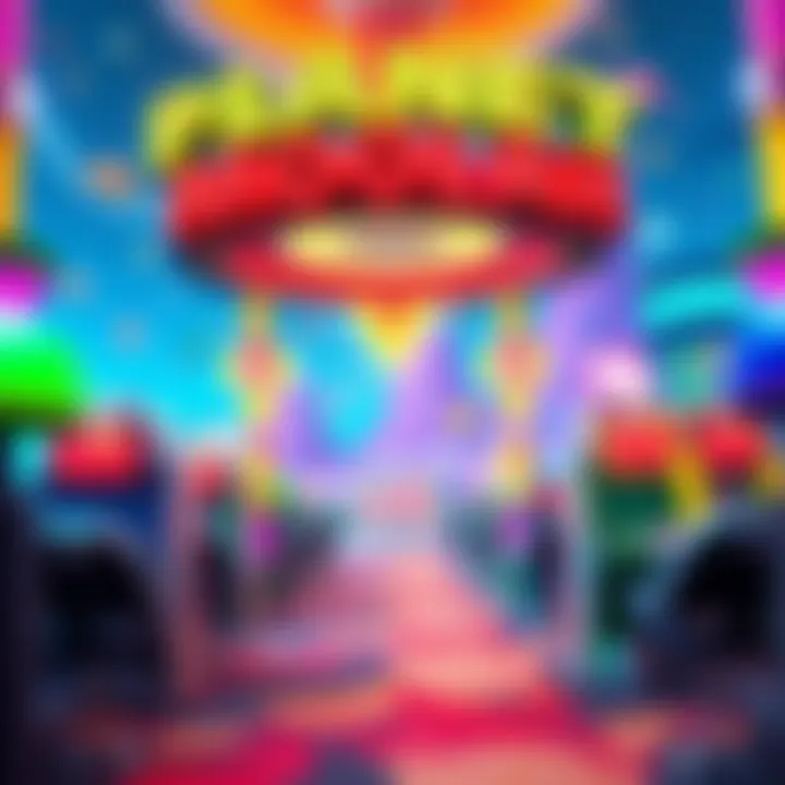 Visual Appeal of Planet Moolah A vibrant scene from Planet Moolah showcasing its unique graphics