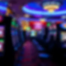 Vibrant casino floor at Seminole Classic Casino showcasing gaming machines