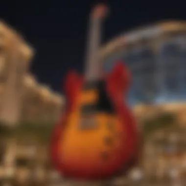 Stunning exterior view of the Seminole Hard Rock Hotel Casino showcasing its iconic guitar-shaped structure