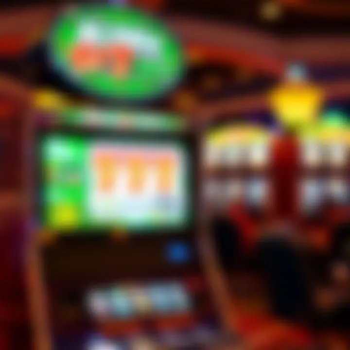 Progressive Jackpot Slot Machines A progressive jackpot slot machine showcasing its large prize display