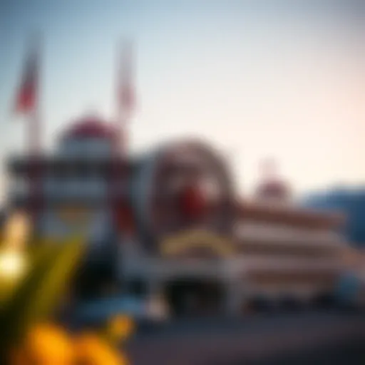 Iconic Paddlewheel Architecture of Colorado Belle Exterior view of the Colorado Belle showcasing its iconic paddlewheel architecture