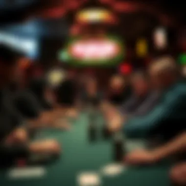 Excitement of Poker at the Donkey Bar Poker players engaging in a spirited game at the Donkey Bar