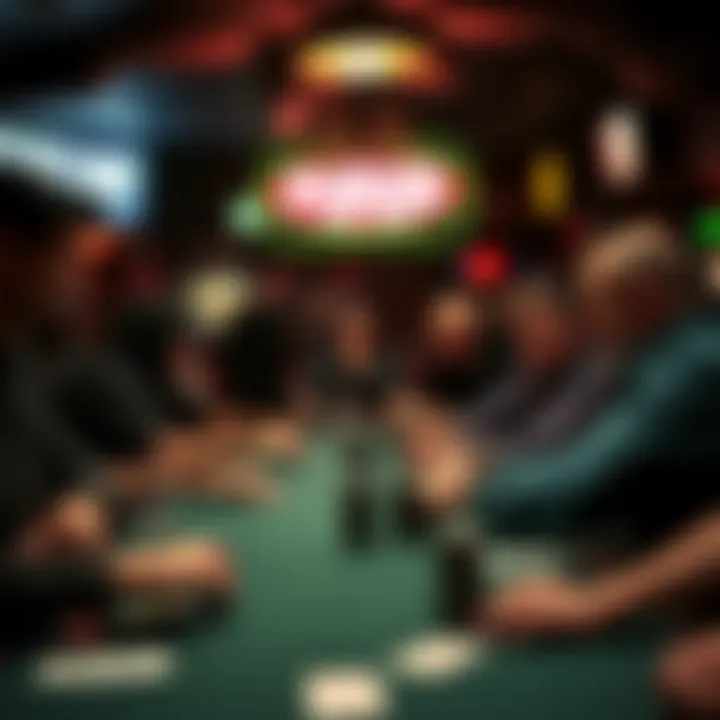 Excitement of Poker at the Donkey Bar Poker players engaging in a spirited game at the Donkey Bar