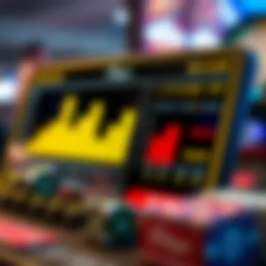 Graphical representation of Bovegas slots mechanics and gameplay statistics