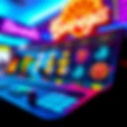 Bovegas slots interface showcasing vibrant graphics and user interface
