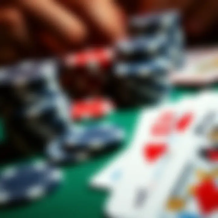 The Intricacies of Poker Betting A close-up of poker chips and playing cards