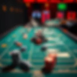 A strategic board showcasing popular betting games