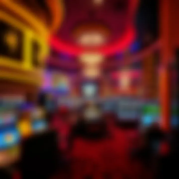 An overview of the vibrant gaming floor at Aria Resort and Casino