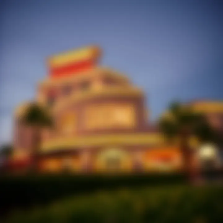 Exterior view of a prominent casino in Northern Florida