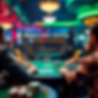 An infographic representing responsible gaming practices in the online casino industry