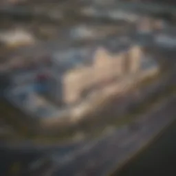Aerial view of a casino resort along the Mississippi coast