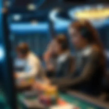 Customer support service assisting players