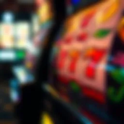 Classic slot machine with fruit symbols