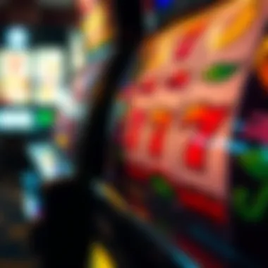 Classic slot machine with fruit symbols