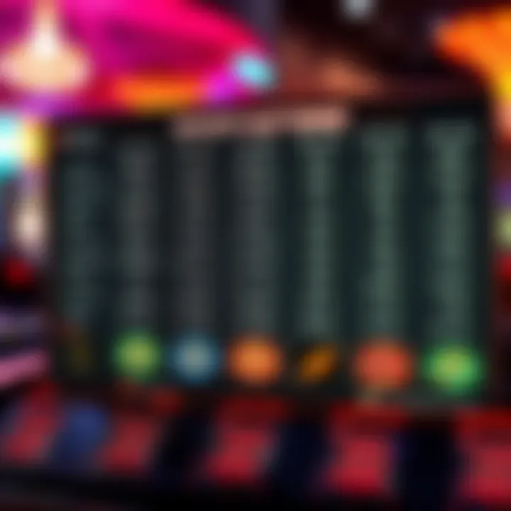 Chart of Payout Structures Chart showing payout structures