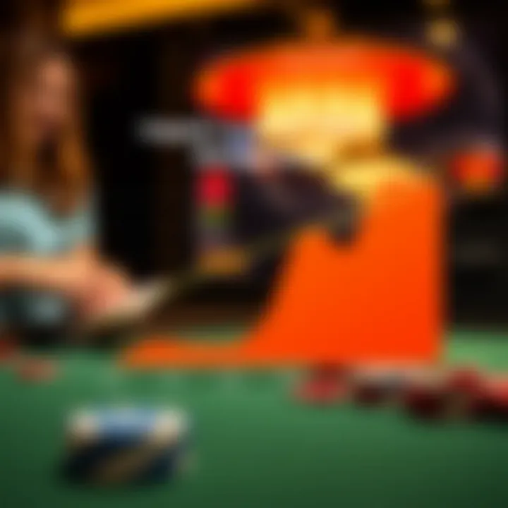 Impact on User Engagement Graph depicting user engagement levels with Four Queens App rewards.