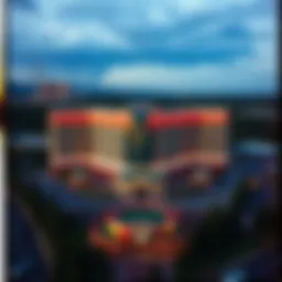 Aerial view of Foxwoods Resort Casino showcasing its grandeur