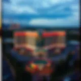 Aerial Grandeur of Foxwoods Aerial view of Foxwoods Resort Casino showcasing its grandeur