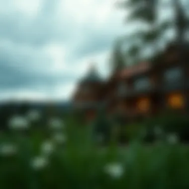 Natural Surroundings of Foxwoods The natural landscape surrounding Foxwoods, emphasizing its unique location