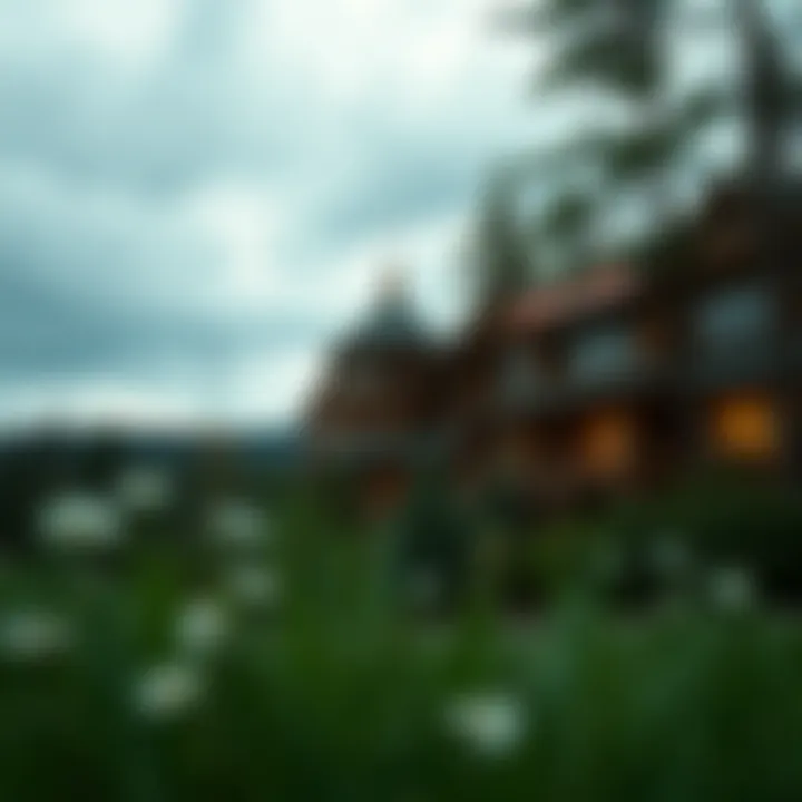 Natural Surroundings of Foxwoods The natural landscape surrounding Foxwoods, emphasizing its unique location