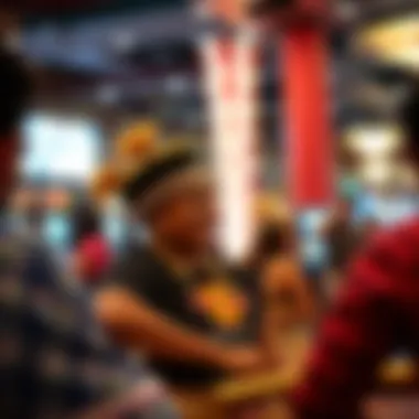 Cultural event taking place in the casino highlighting local traditions