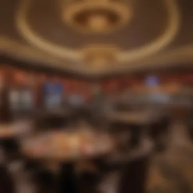 Dining area within the casino featuring an array of culinary delights